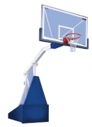 Стойка баскетбольная мобильная складная с гидравлическим механизмом, игровая,   вынос 2,25м. Цена 98 000 рублей