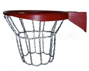 Кольцо баскетбольное антивандальное, усиленное, с цепью. Цена 2700 рублей