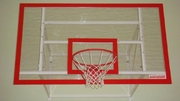 Щит баскетбольный игровой цельный из поликарбоната 8 мм на металлической раме,1800х1050. Цена 10 800 рублей